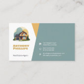 Carte De Visite Agent immobilier | Maison (Devant)