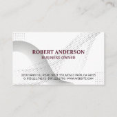 Carte De Visite Agent immobilier | Maisons | Propriétés financière (Dos)