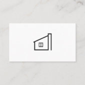Carte De Visite Agent immobilier / Minimaliste (Dos)