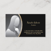 Carte De Visite Agent immobilier Modern Gold House Logo Photo (Dos)