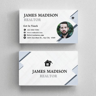 Carte De Visite Agent immobilier moderne