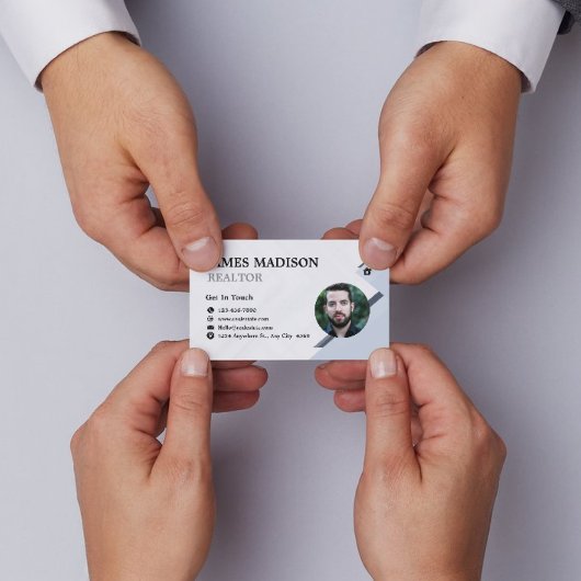 Carte De Visite Agent immobilier moderne