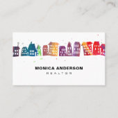 Carte De Visite Agent immobilier moderne de professionnel (Devant)