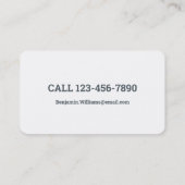 Carte De Visite Agent immobilier Nous achetons des maisons (Dos)