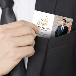 Carte De Visite Agent immobilier   Personnalisé Pic Business Man