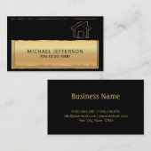 Carte De Visite Agent immobilier professionnel (Devant / Derrière)