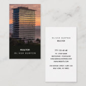Carte de visite agent immobilier professionnel (Devant / Derrière)