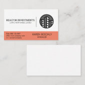 Carte De Visite Agent immobilier | Professionnel (Devant / Derrière)