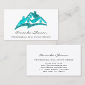 Carte De Visite Agent immobilier professionnel Courtier Home Ocean (Devant / Derrière)