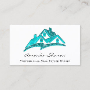 Carte De Visite Agent immobilier professionnel Courtier Océan d'o