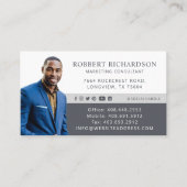 Carte De Visite Agent immobilier professionnel de luxe moderne Pho (Devant)