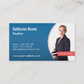 Carte De Visite Agent immobilier professionnel moderne (Dos)