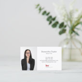 Carte De Visite Agent immobilier professionnel moderne Ajouter une (Debout devant)