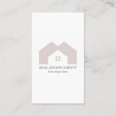 Carte De Visite Agent immobilier professionnel photo (Dos)