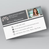 Carte De Visite Agent immobilier professionnel photo