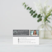 Carte De Visite Agent immobilier professionnel photo (Debout devant)