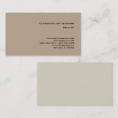 Carte De Visite Agent immobilier professionnel simple pastel (Devant / Derrière)