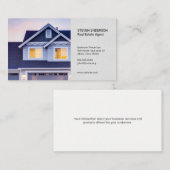 Carte De Visite Agent immobilier | Propriétés (Devant / Derrière)