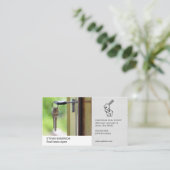 Carte De Visite Agent immobilier | Propriétés | Ouverture (Debout devant)