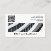 Carte De Visite Agent immobilier QR-Code bâtiments de bureau moder (Dos)