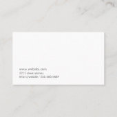 Carte De Visite Agent immobilier | Réalisateur de signatures (Dos)