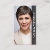 Carte De Visite Agent immobilier Realtor Ajouter un code QR de pho (Devant)