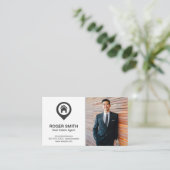 Carte De Visite Agent immobilier | Recherche à domicile (Debout devant)