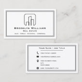 Carte De Visite Agent immobilier unique Realtor Moving New Home (Devant / Derrière)