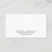 Carte De Visite Agent immobilier | Ville Skyline | QR (Dos)