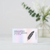 Carte De Visite Agent notaire (Debout devant)