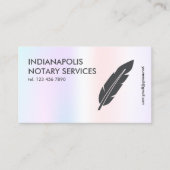 Carte De Visite Agent notaire (Devant)