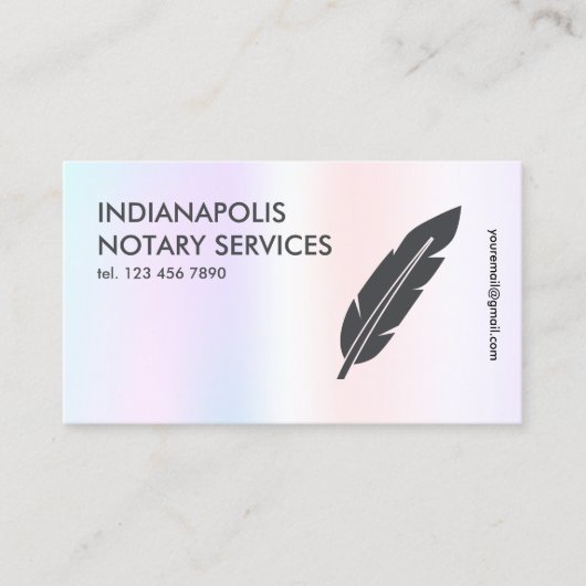 Carte De Visite Agent notaire (Devant)