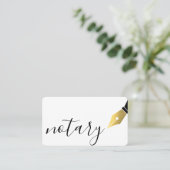 Carte De Visite Agent Notaire Logo Logo Taxe Préparatoire Tenue (Debout devant)