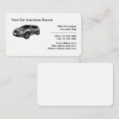 Carte De Visite Agent professionnel d'assurance automobile (Devant / Derrière)