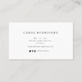 Carte De Visite agent signataire de prêt notaire (Dos)