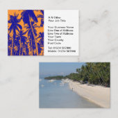 Carte De Visite Agents de voyage (Devant / Derrière)