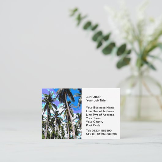 Carte De Visite Agents de voyage (Debout devant)