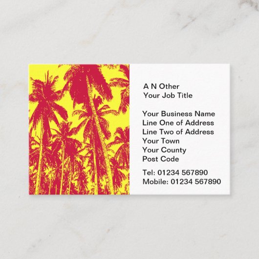 Carte De Visite Agents de voyage (Devant)