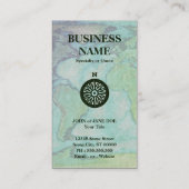 Carte De Visite agents de voyage du passeport du monde (Dos)