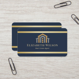 Carte De Visite Agents immobiliers promoteurs modernes