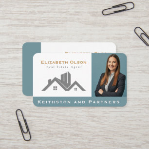 Carte De Visite Agents immobiliers promotionnels de Realtor modern