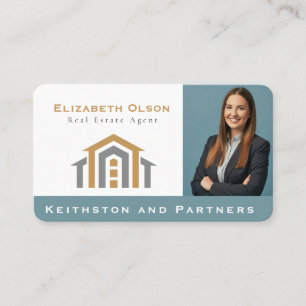 Carte De Visite Agents immobiliers promotionnels Realtor moderne