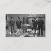 Carte De Visite Agents Interdiction Avec Lune Toujours 1922 (Devant)