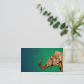Carte De Visite Agiter l'éléphant (Debout devant)