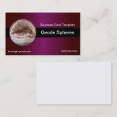 Carte De Visite Agression des sphères de géoode (Devant / Derrière)