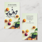 Carte de visite agricole (Devant / Derrière)