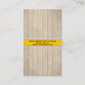 Carte De Visite Agriculteur de ferme d'abeille de (Dos)