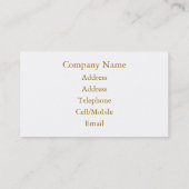 CARTE DE VISITE AGRICULTURE (Dos)