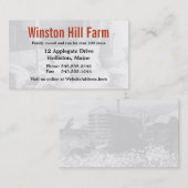 Carte De Visite Agriculture agricole Stand Entreprise agricole (Devant / Derrière)