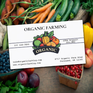Carte De Visite Agriculture biologique